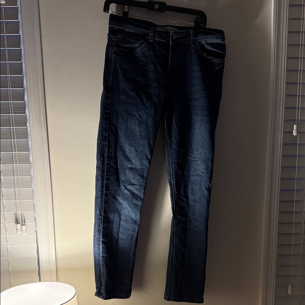 Dark Blue Denim Jeans